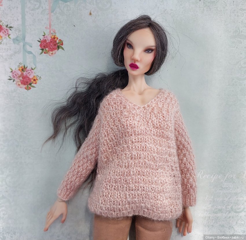 Объёмный пуловер — Одежда для BJD (фото 5)