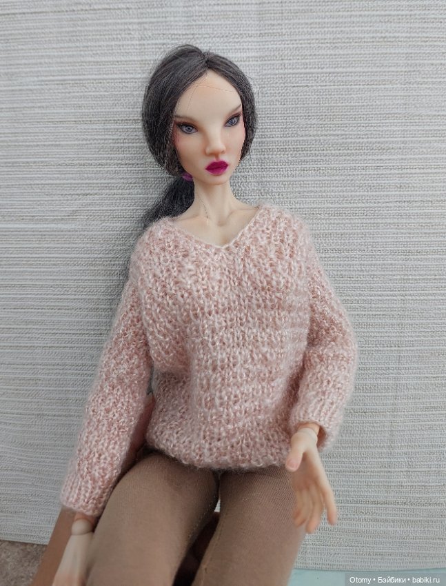 Объёмный пуловер — Одежда для BJD (фото 8)