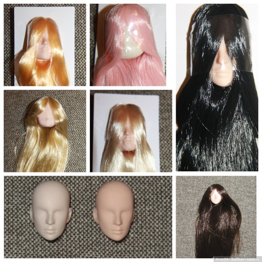 Головы обитсу и Parabox — Тела и головы для кукол