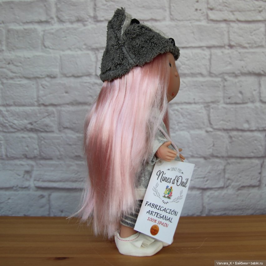 Nines D Onil Mia Мия с розовыми волосами "хаски" , 30 см, № 1 (фото 4)