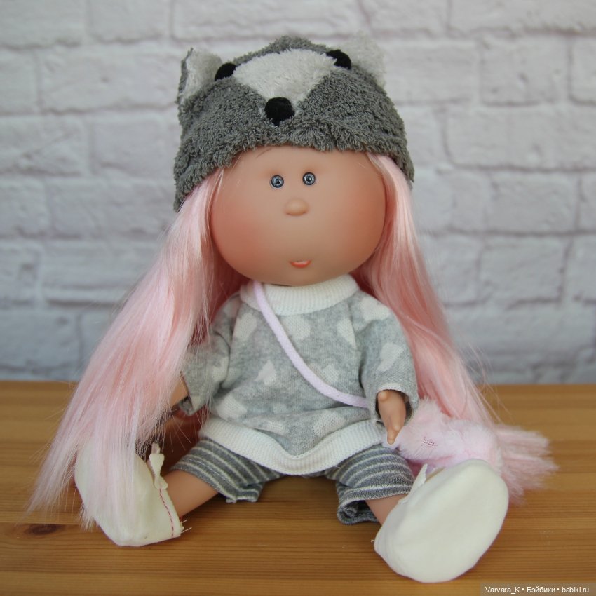 Nines D Onil Mia Мия с розовыми волосами "хаски" , 30 см, № 1 (фото 9)