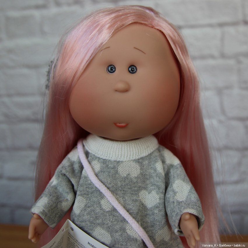 Nines D Onil Mia Мия с розовыми волосами "хаски" , 30 см, № 1 (фото 5)