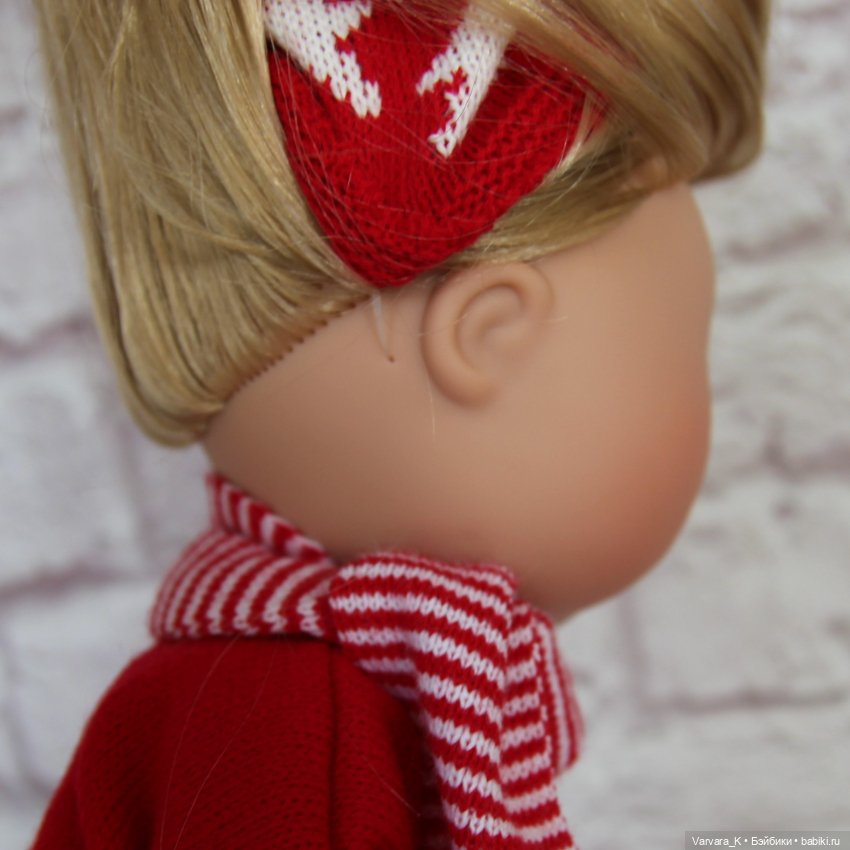 Nines D Onil кукла Mia Мия Speсial , красно-белый наряд, 30 см (фото 10)