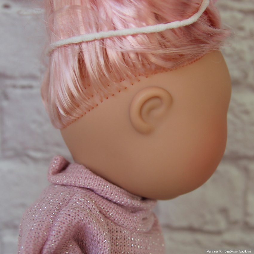 Nines D Onil Mia Мия "Принцесса" с розовыми волосами, 30 см (фото 9)