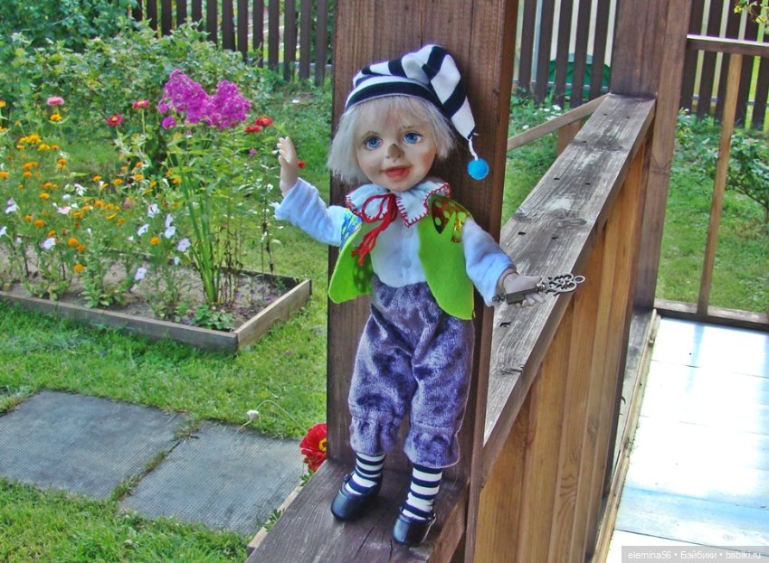 Интерьерная кукла: Буратино (фото 4)