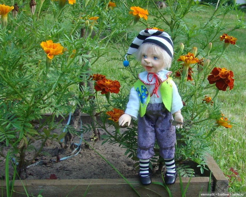 Интерьерная кукла: Буратино (фото 6)