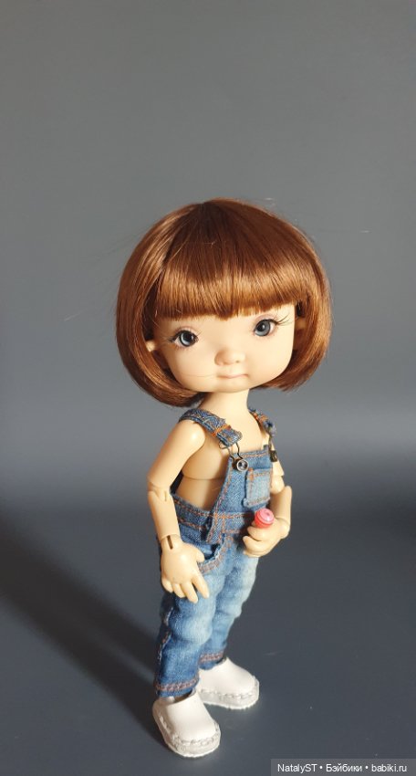 Парик Моник р.5-6 — Парики и волосы (мохер) для кукол