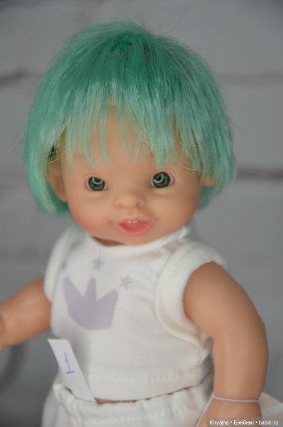 Паолитас, кукла пупс Леонисио с мятными волосами #1 (фото 3)