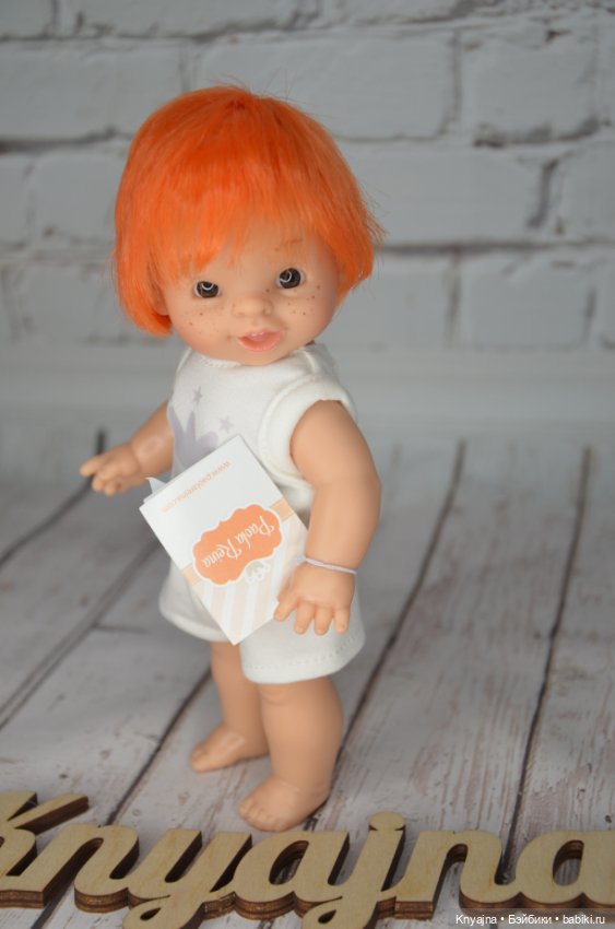 Паолитас, кукла пупс Леонсио с рыжими волосами #1 (фото 4)