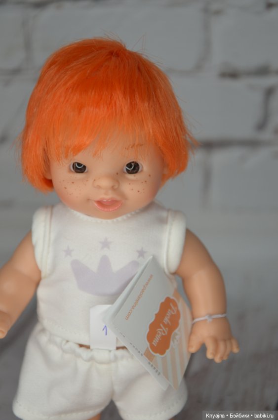 Паолитас, кукла пупс Леонсио с рыжими волосами #1 (фото 2)