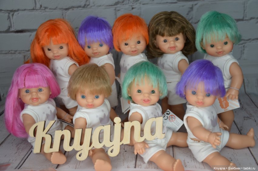 Паолитас, кукла пупс Мина с розовыми волосами (фото 6)