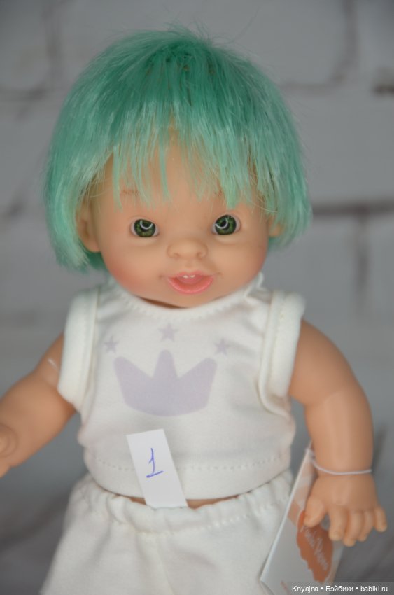 Паолитас, кукла пупс Леонисио с мятными волосами #1 (фото 5)
