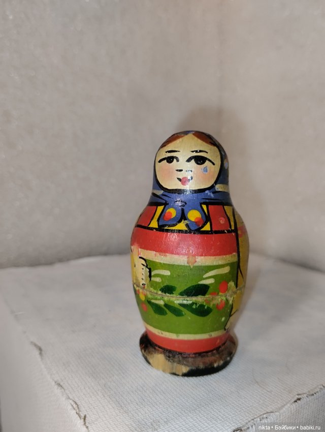 Старая матрешка СССР — Винтажные куклы и игрушки детства