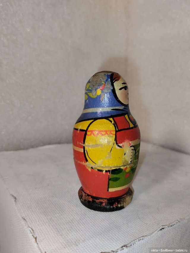 Старая матрешка СССР — Винтажные куклы и игрушки детства (фото 2)