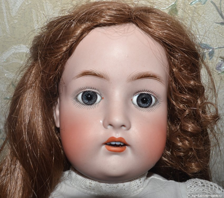 Антикварная кукла Hertel&Schwab молд 136/11, 60 см.Германия (фото 4)