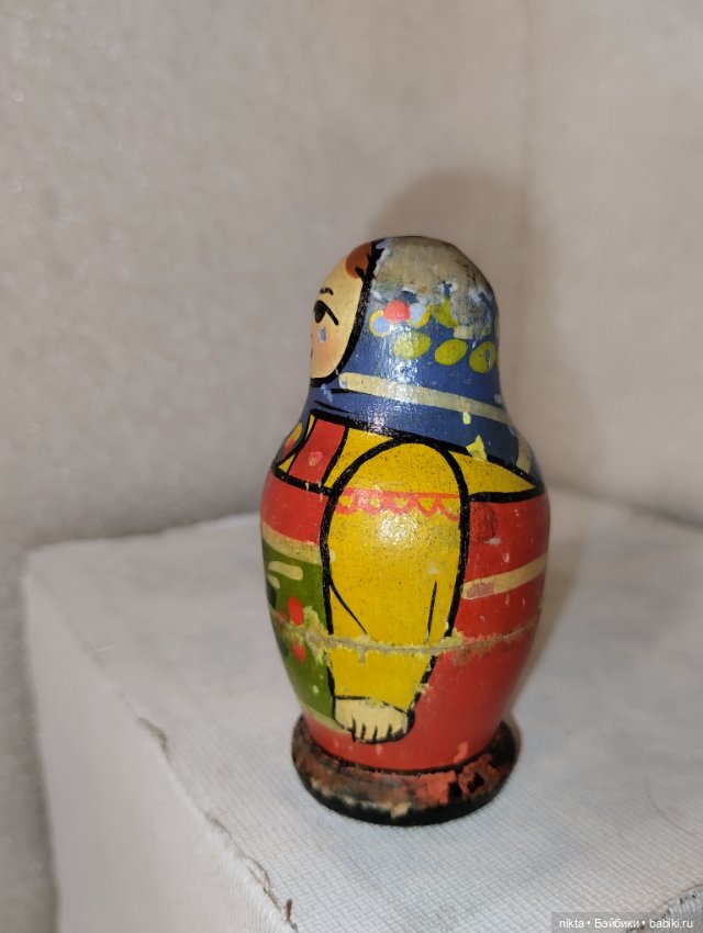 Старая матрешка СССР — Винтажные куклы и игрушки детства (фото 4)