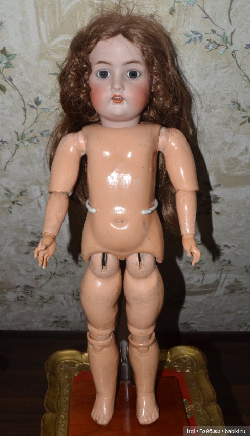 Антикварная кукла Hertel&Schwab молд 136/11, 60 см.Германия (фото 6)