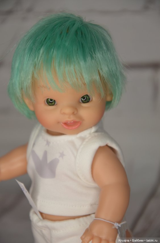 Паолитас, кукла пупс Леонисио с мятными волосами #2 (фото 6)