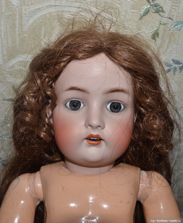 Антикварная кукла Hertel&Schwab молд 136/11, 60 см.Германия (фото 7)