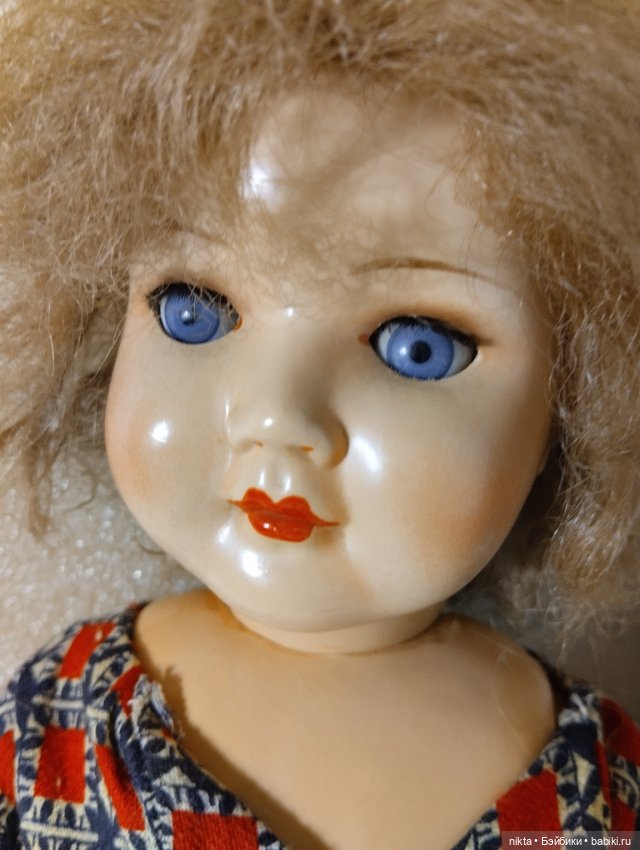 Немецкая? кукла Тортулон? Просто красавица с рабочим пищиком (фото 2)