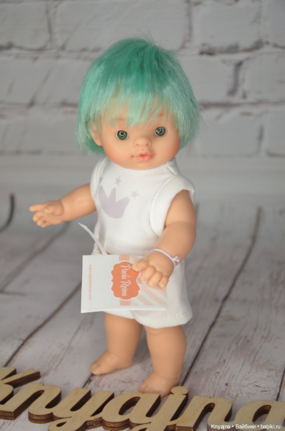 Паолитас, кукла пупс Дима с мятными волосами #2 (фото 4)
