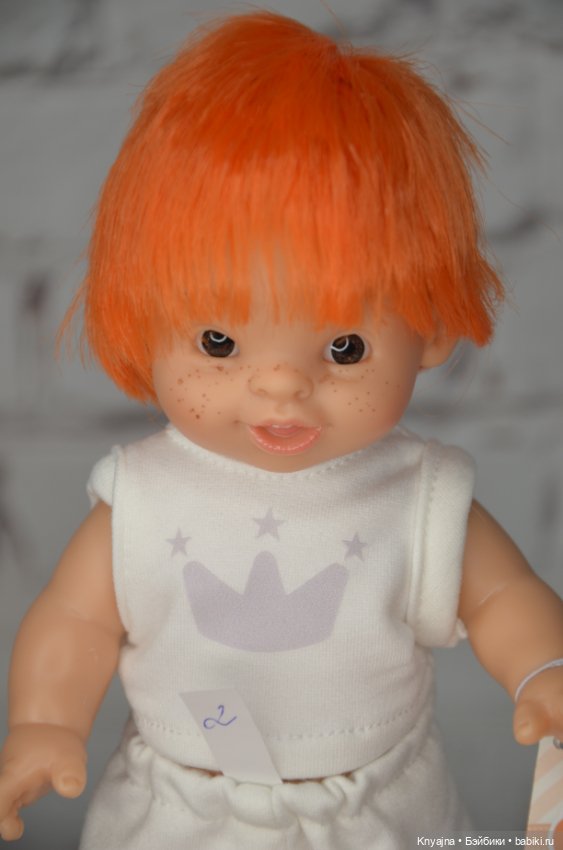Паолитас, кукла пупс Леонсио с рыжими волосами #2 (фото 3)