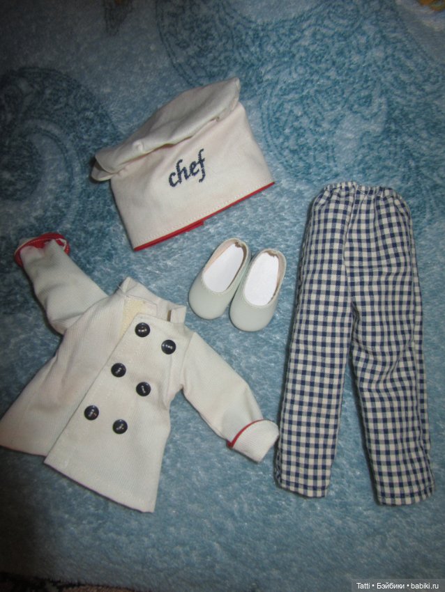 Одежда от куклы Паола Рейна "Повар" (фото 2)