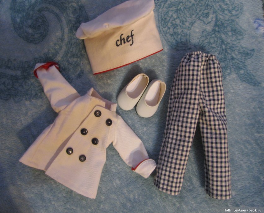 Одежда от куклы Паола Рейна "Повар"