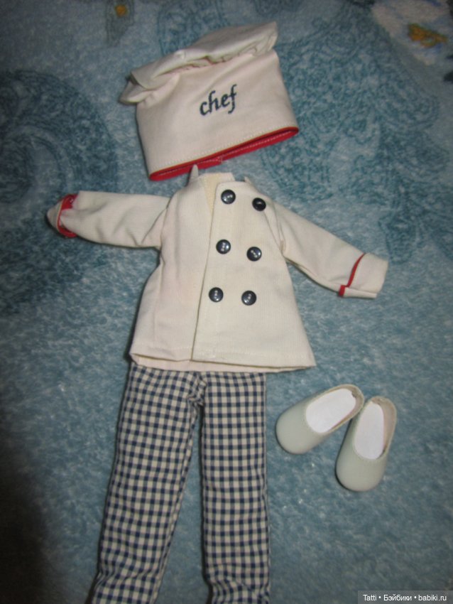 Одежда от куклы Паола Рейна "Повар" (фото 3)