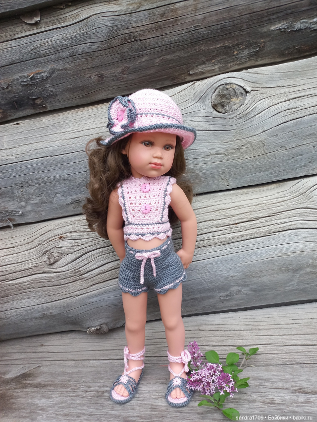 Летний комплект для куклы Ллоренс ростом 42 см (фото 3)