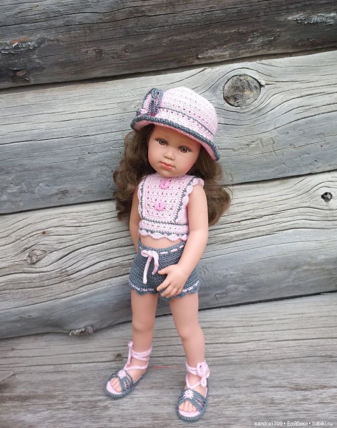 Летний комплект для куклы Ллоренс ростом 42 см (фото 2)