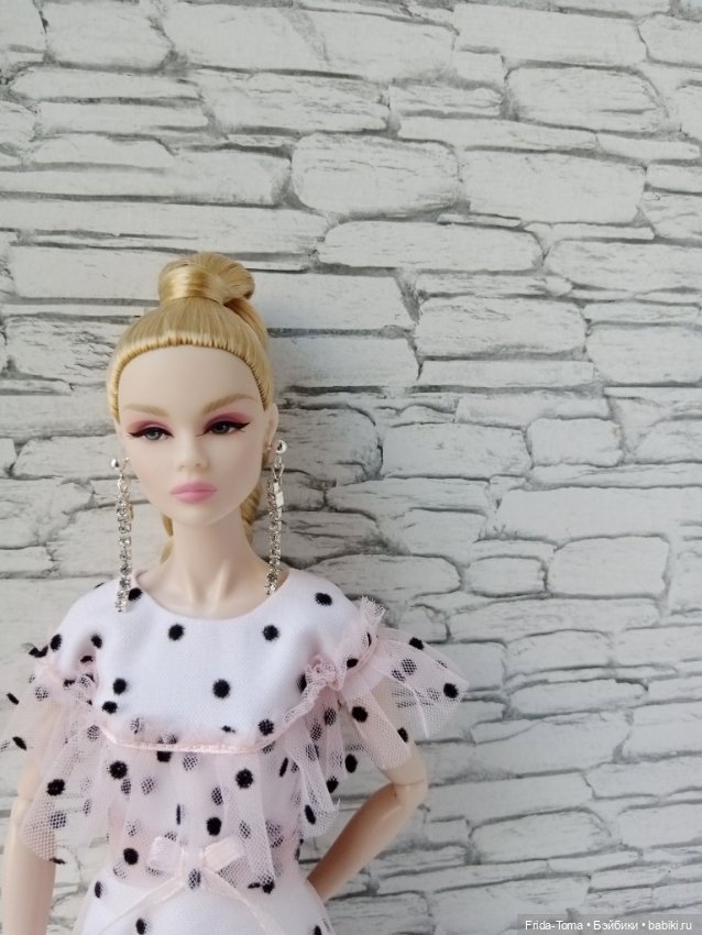 Украшения для барби поппи интегрити серьги жемчуг бирюза (фото 8)