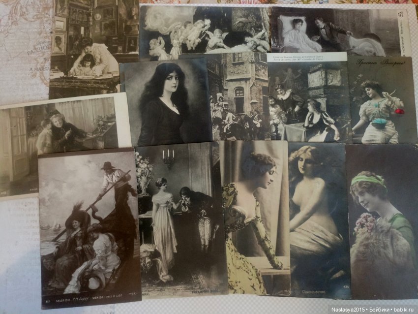 Коллекция антикварных открыток