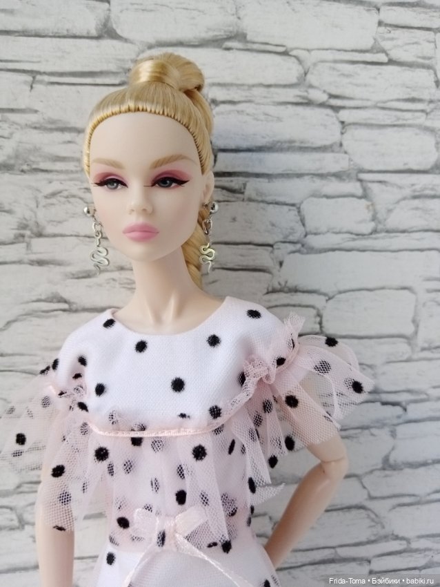 Украшения для барби поппи интегрити серьги жемчуг бирюза (фото 10)