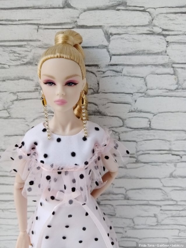 Украшения для барби поппи интегрити серьги жемчуг бирюза (фото 6)