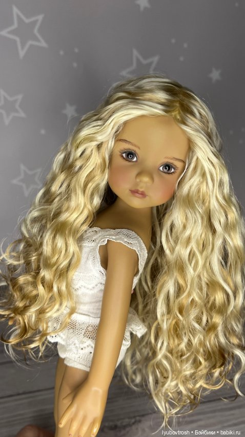 Парик натуральный блондин 7/8 для Ardyn tween