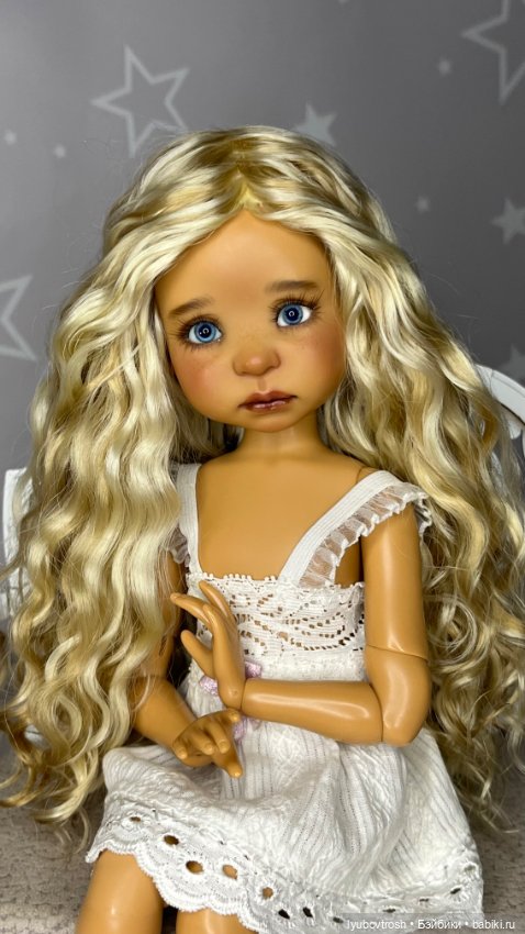 Парик натуральный блондин 7/8 для Ardyn tween