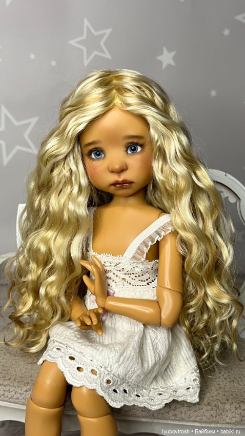 Парик натуральный блондин 7/8 для Ardyn tween