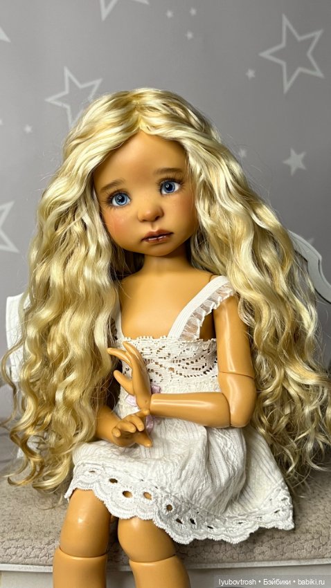 Парик натуральный блондин 7/8 для Ardyn tween