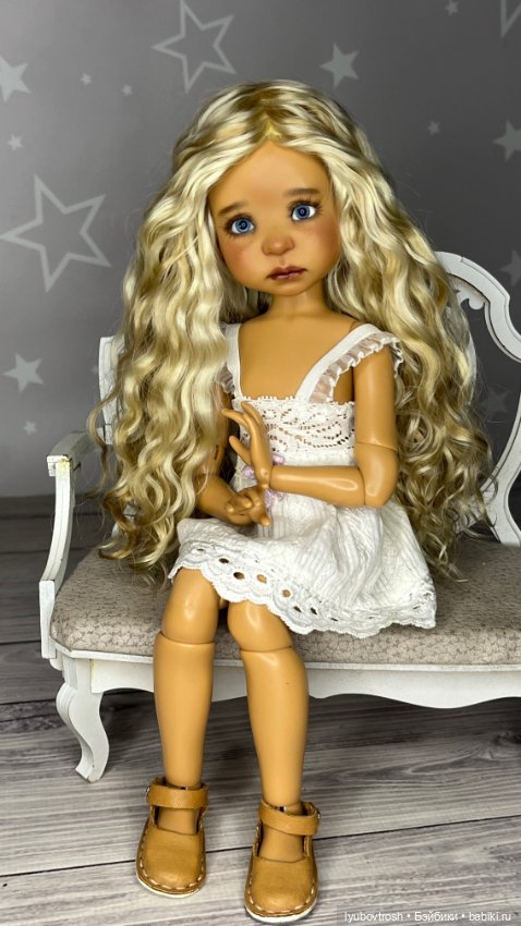 Парик натуральный блондин 7/8 для Ardyn tween (фото 5)