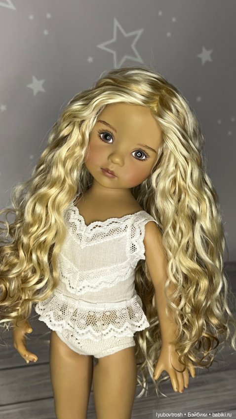 Парик натуральный блондин 7/8 для Ardyn tween