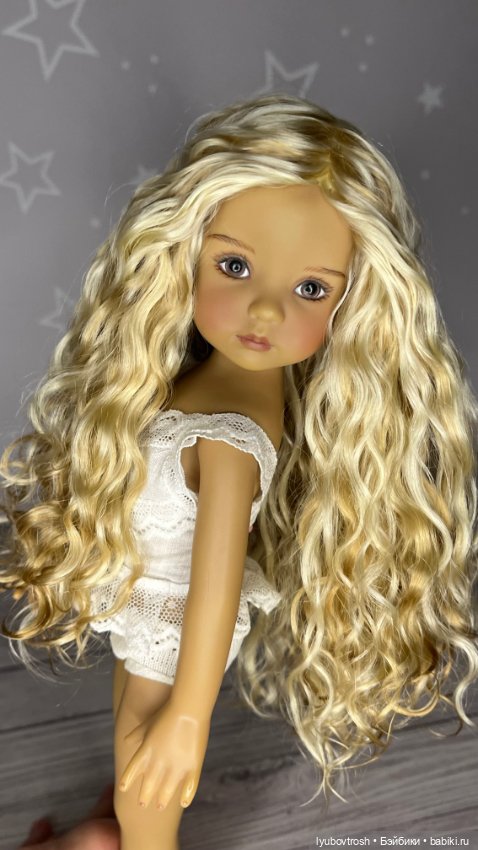 Натуральный парик блонд 7/8 для Little darling и аналогичных кукол