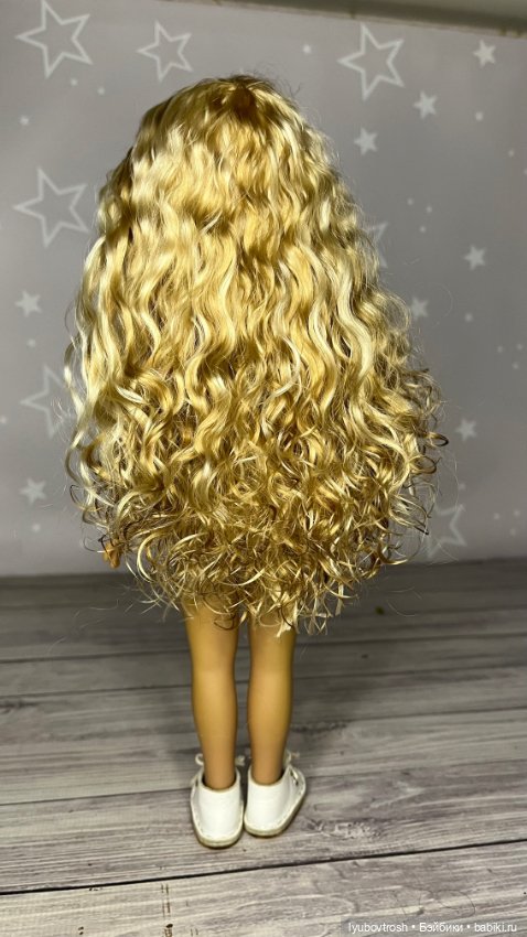 Натуральный парик блонд 7/8 для Little darling и аналогичных кукол (фото 5)