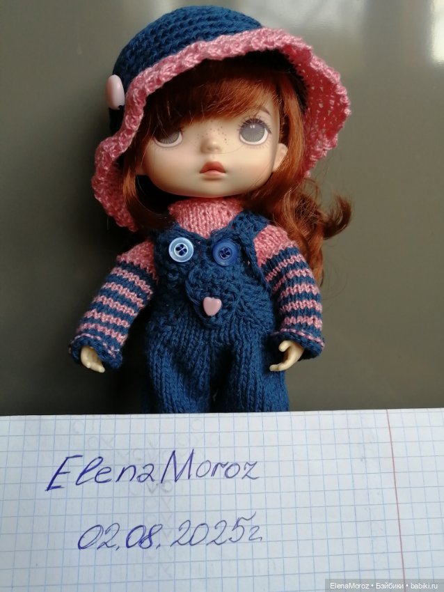 Большой лот (5 комплектов!) летней вязаной одежды для кукол Xiaomi monst 20 cм (фото 2)