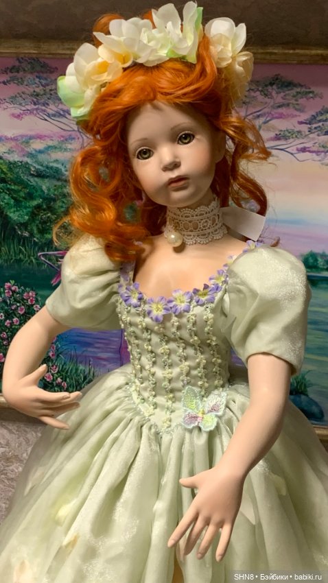 Коллекционныя кукла Уте Казе-Лепп (Ute Kase Lepp "лужок" (фото 7)