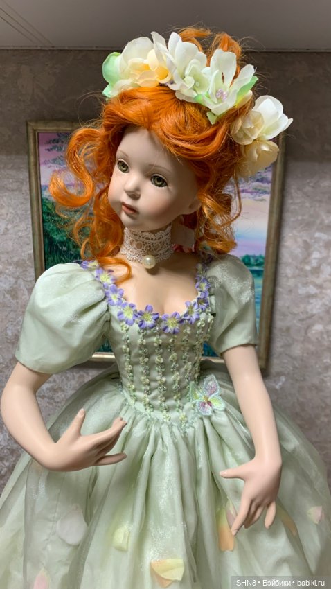 Коллекционныя кукла Уте Казе-Лепп (Ute Kase Lepp "лужок" (фото 10)