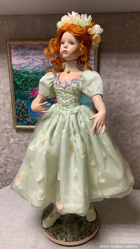 Коллекционныя кукла Уте Казе-Лепп (Ute Kase Lepp "лужок"