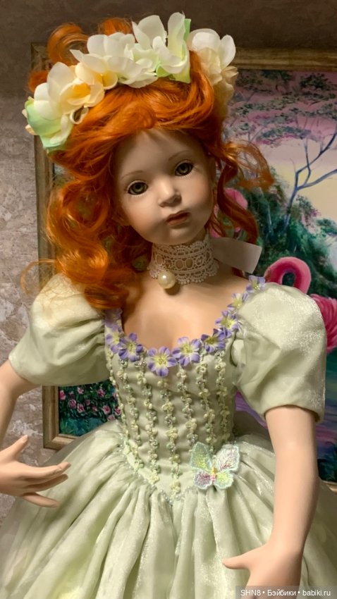 Коллекционныя кукла Уте Казе-Лепп (Ute Kase Lepp "лужок" (фото 9)