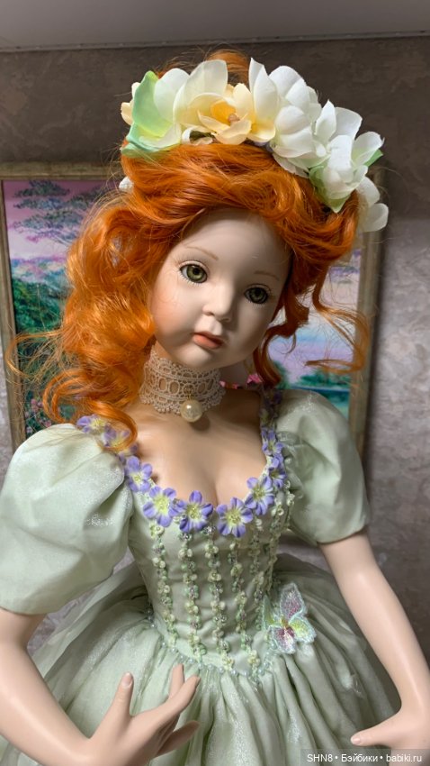 Коллекционныя кукла Уте Казе-Лепп (Ute Kase Lepp "лужок" (фото 3)