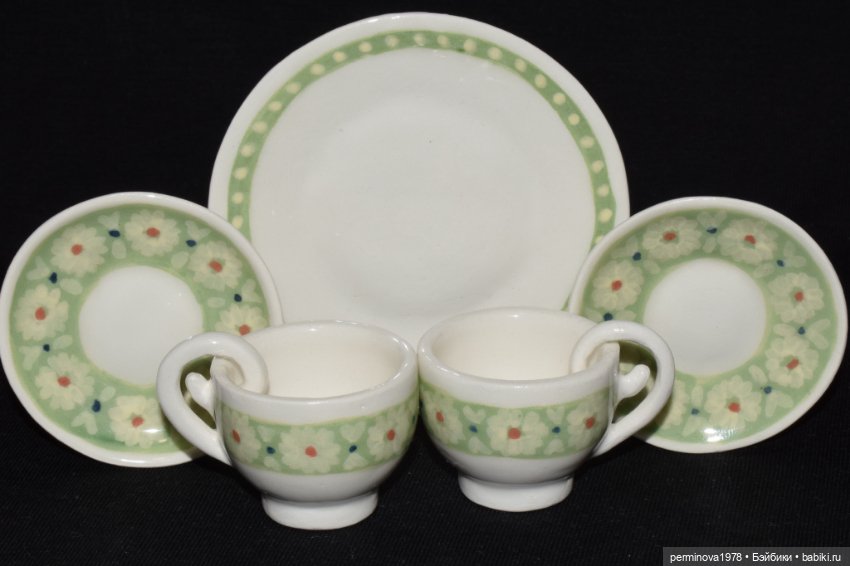 Набор для чаепития.Масштаб 1 к 4